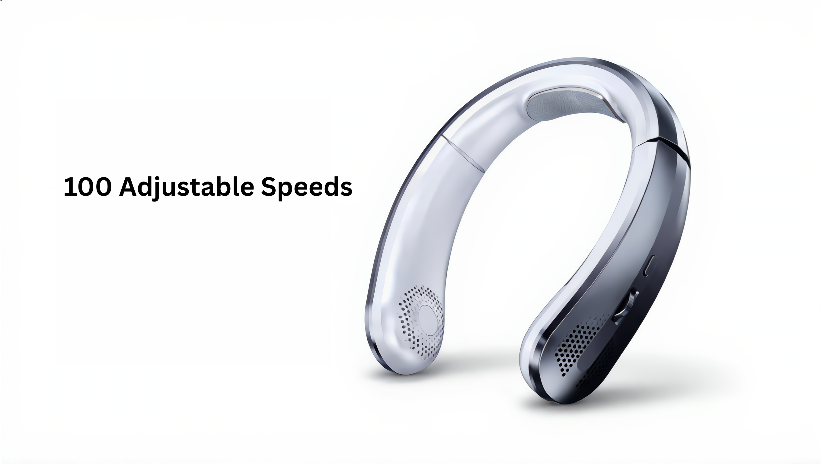 Bladeless Neck Fan - Portable Hands-Free Cooling - USB Rechargeable