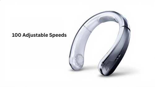 Bladeless Neck Fan - Portable Hands-Free Cooling - USB Rechargeable