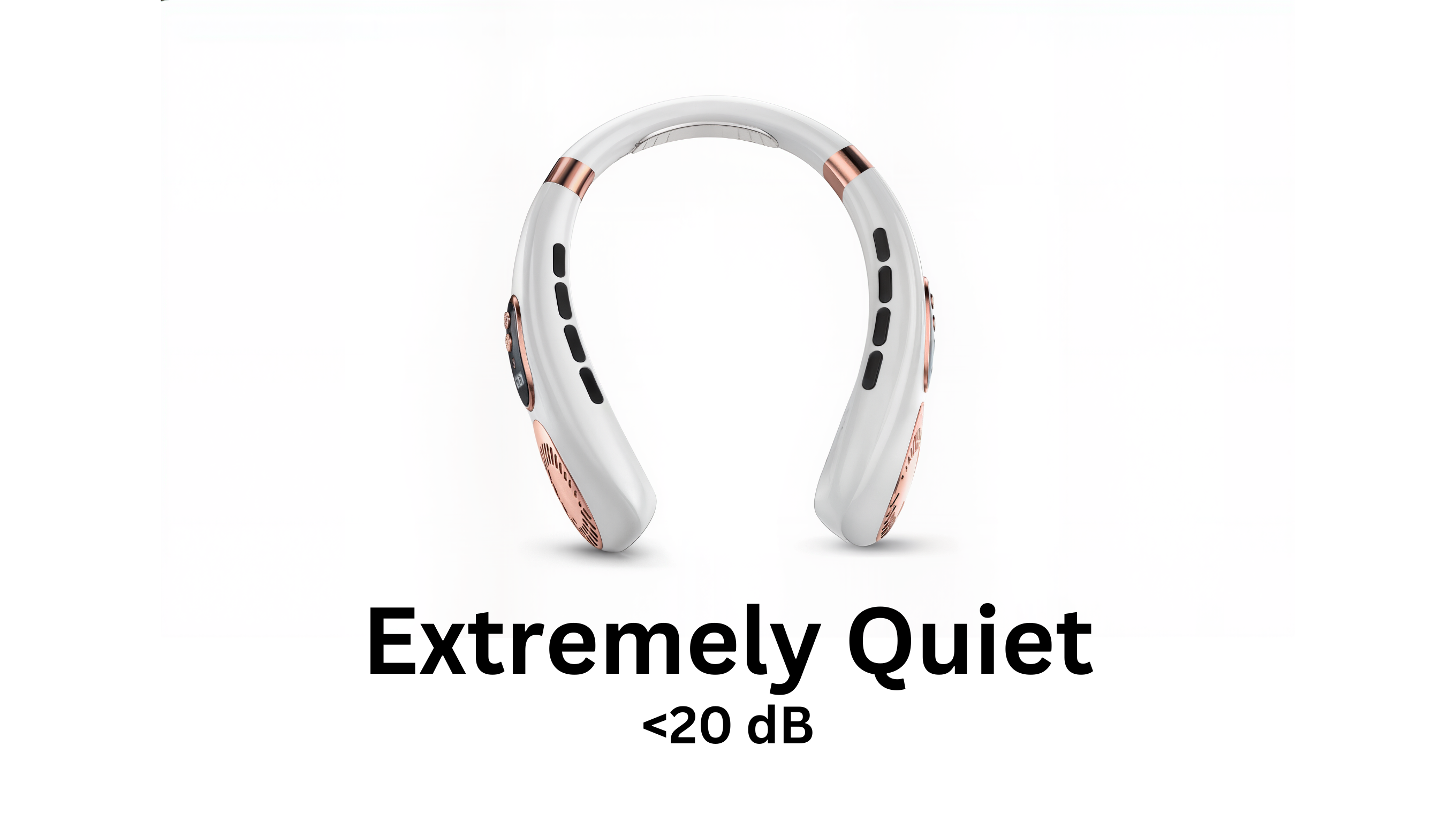 Premium Cooling Neck Fan - 4000mAh Bladeless with Cooling Plate Technology