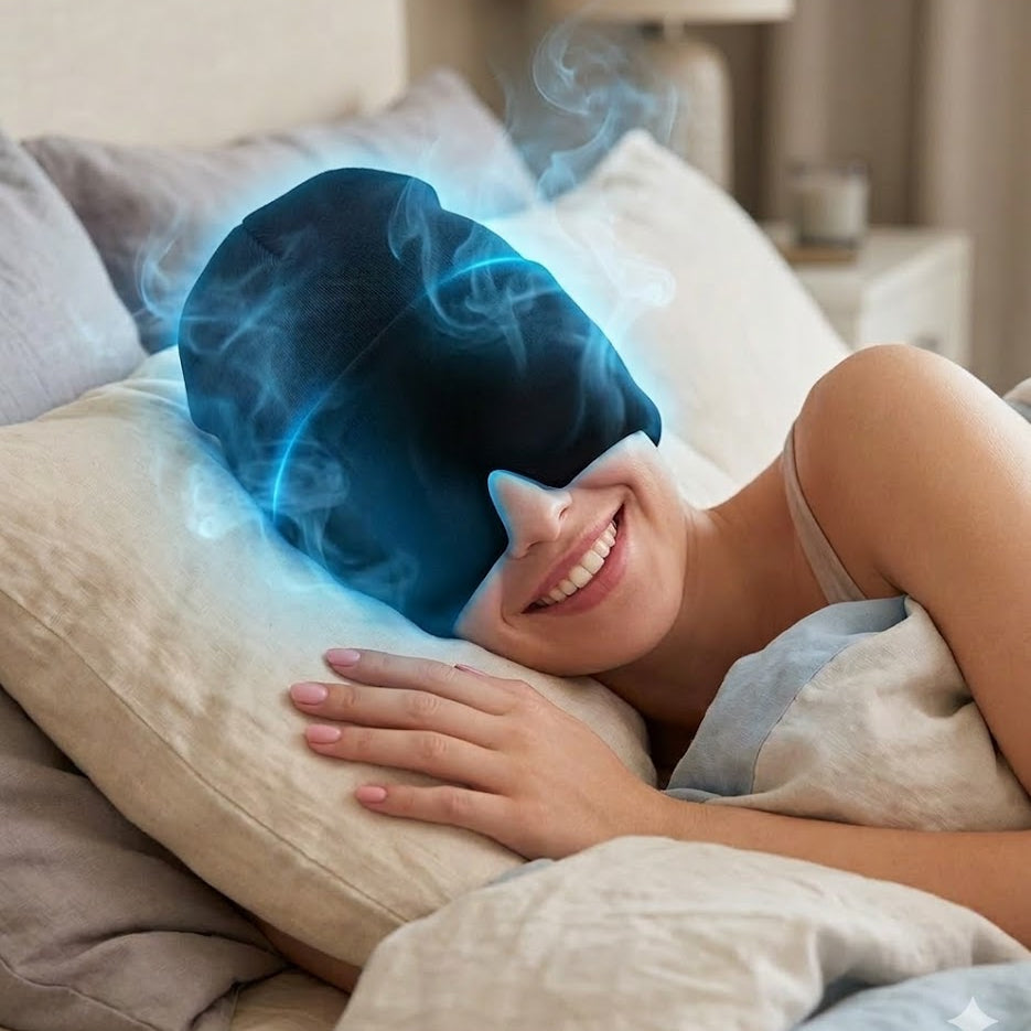 Therapeutic Ice Pack Head Wrap - Hot & Cold Compress for Headache Relief